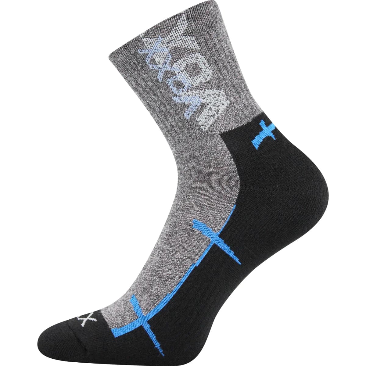 VOXX Ponožky sportovní WALLI s ionty stříbra ČERNO-MODRÉ 35-38 102638