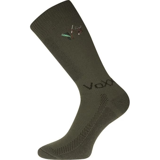 VOXX Ponožky termo LANDER anatomicky tvarované TMAVĚ ZELENÉ 46-48 103045