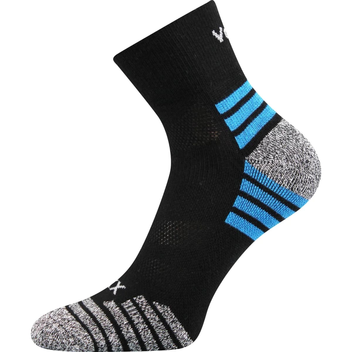 VOXX Ponožky bavlněné sportovní SIGMA B černé (3 páry) 35-38 112778