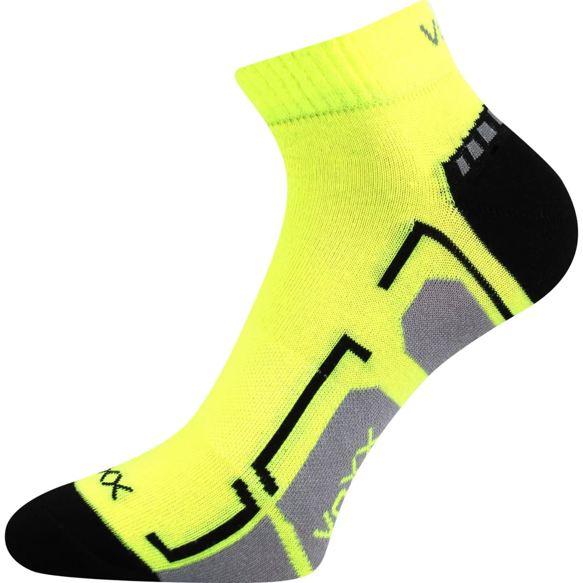VOXX Ponožky sportovní FLASH v neónové ŽLUTÉ (3 páry)