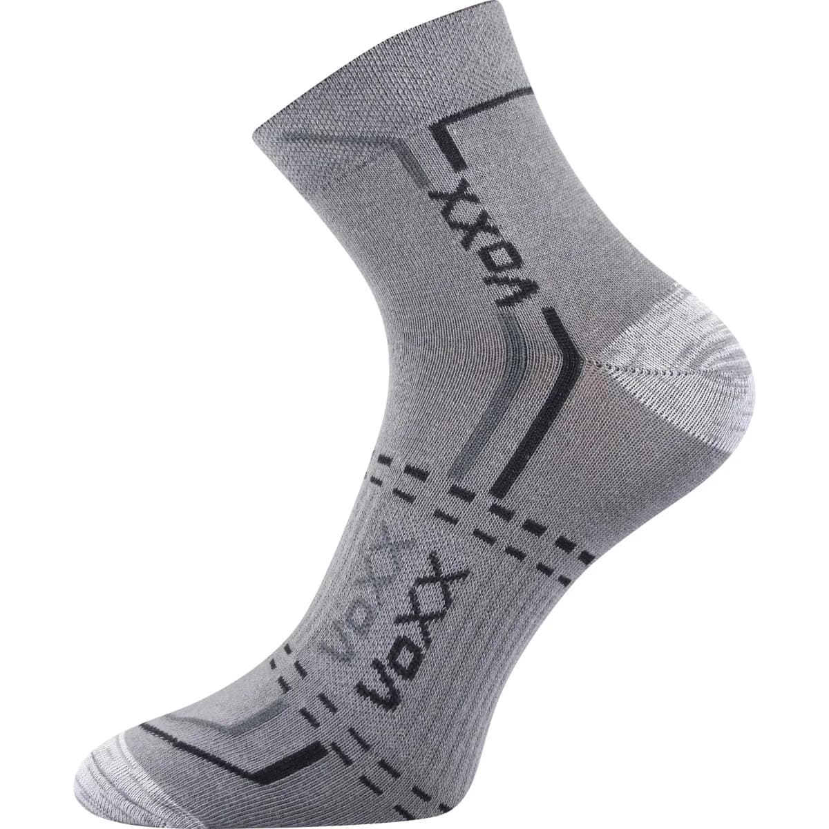 VOXX Ponožky bavlněné sportovní FRANZ 03 světle šedé (3 páry) 39-42 113602