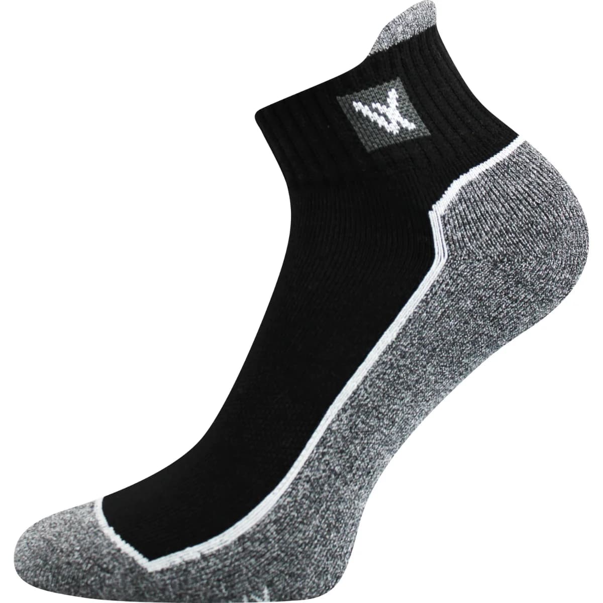 VOXX Ponožky bavlněné sportovní NESTY 01 černé (3 páry)