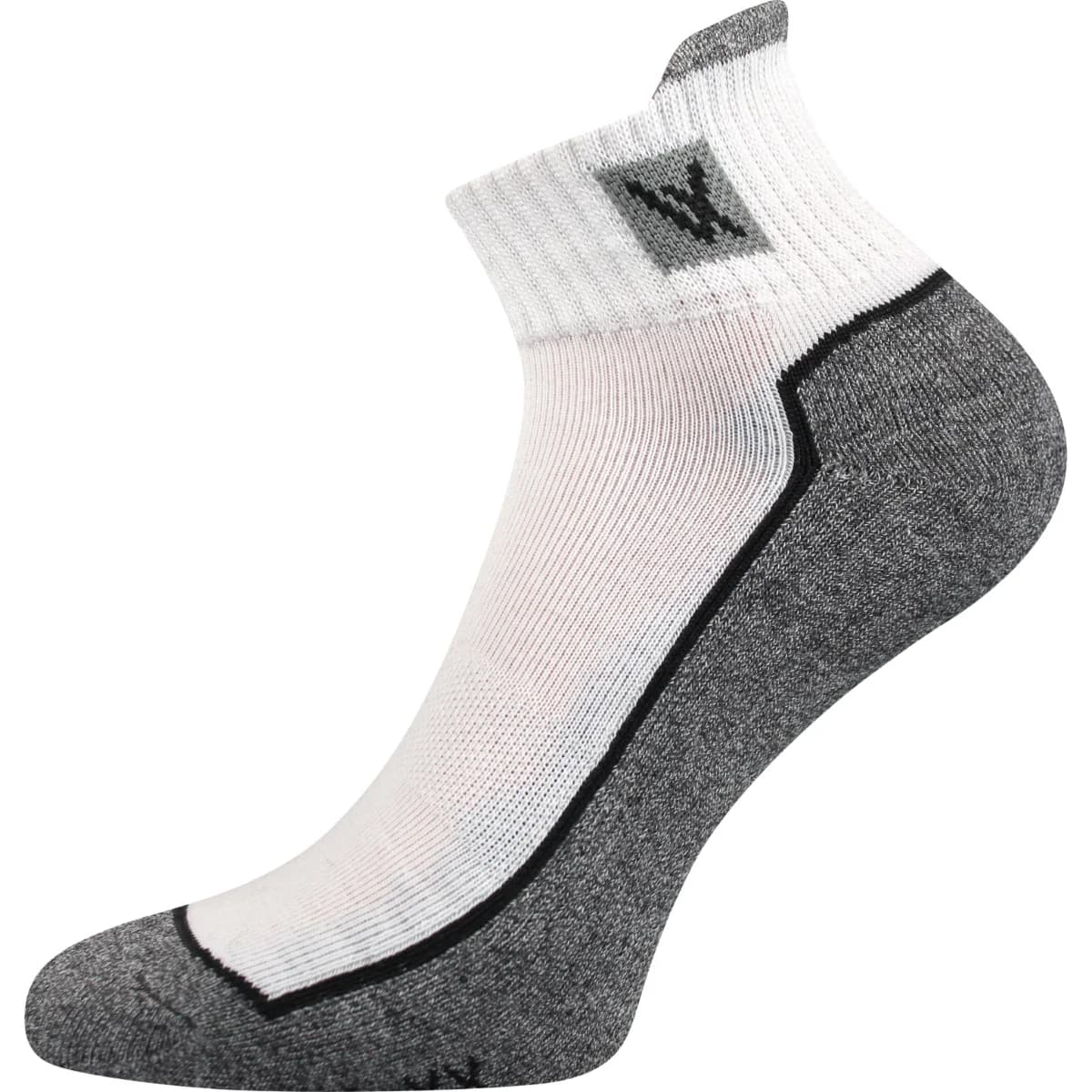 VOXX Ponožky bavlněné sportovní NESTY 01 bílé (3 páry) 43-46 114693