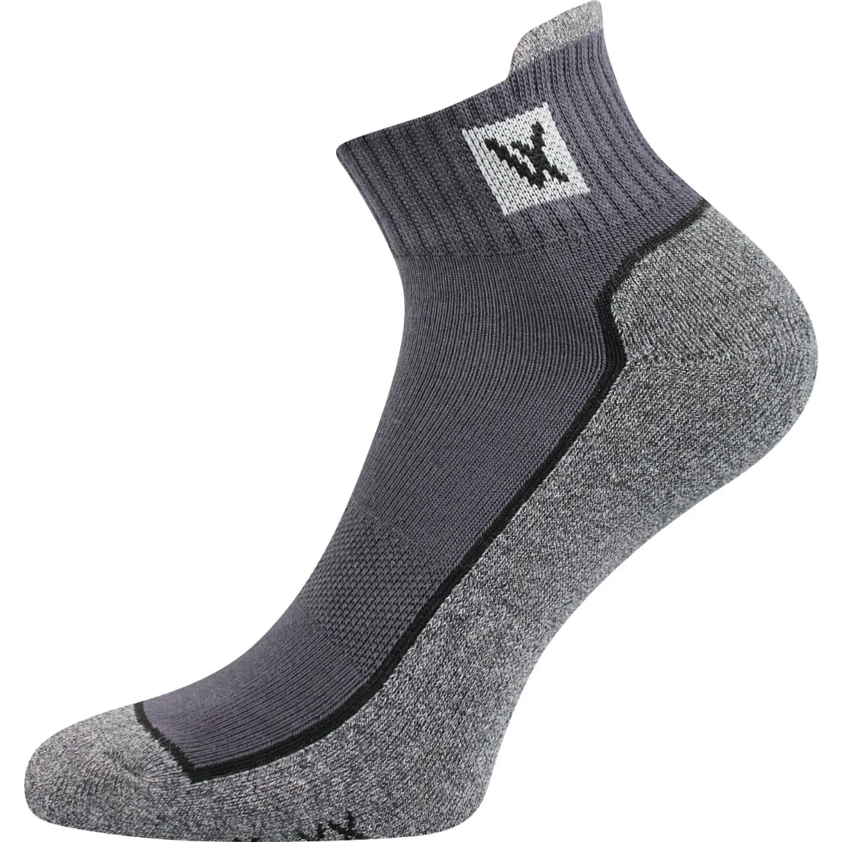 VOXX Ponožky bavlněné sportovní NESTY 01 tmavě šedé (3 páry) 39-42 114686