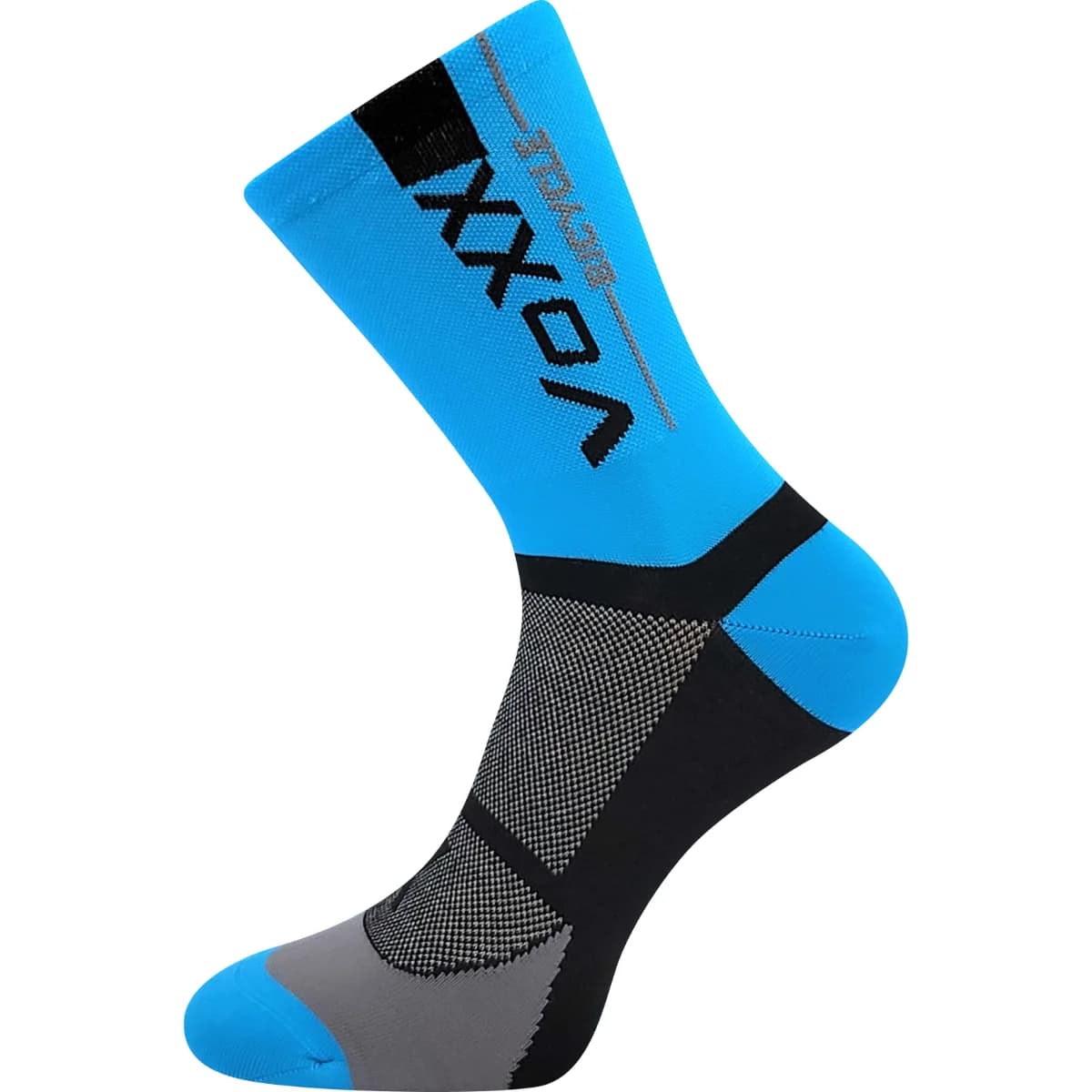 VOXX Ponožky cyklistické STELVIO sportovní NEON TYRKYSOVÉ