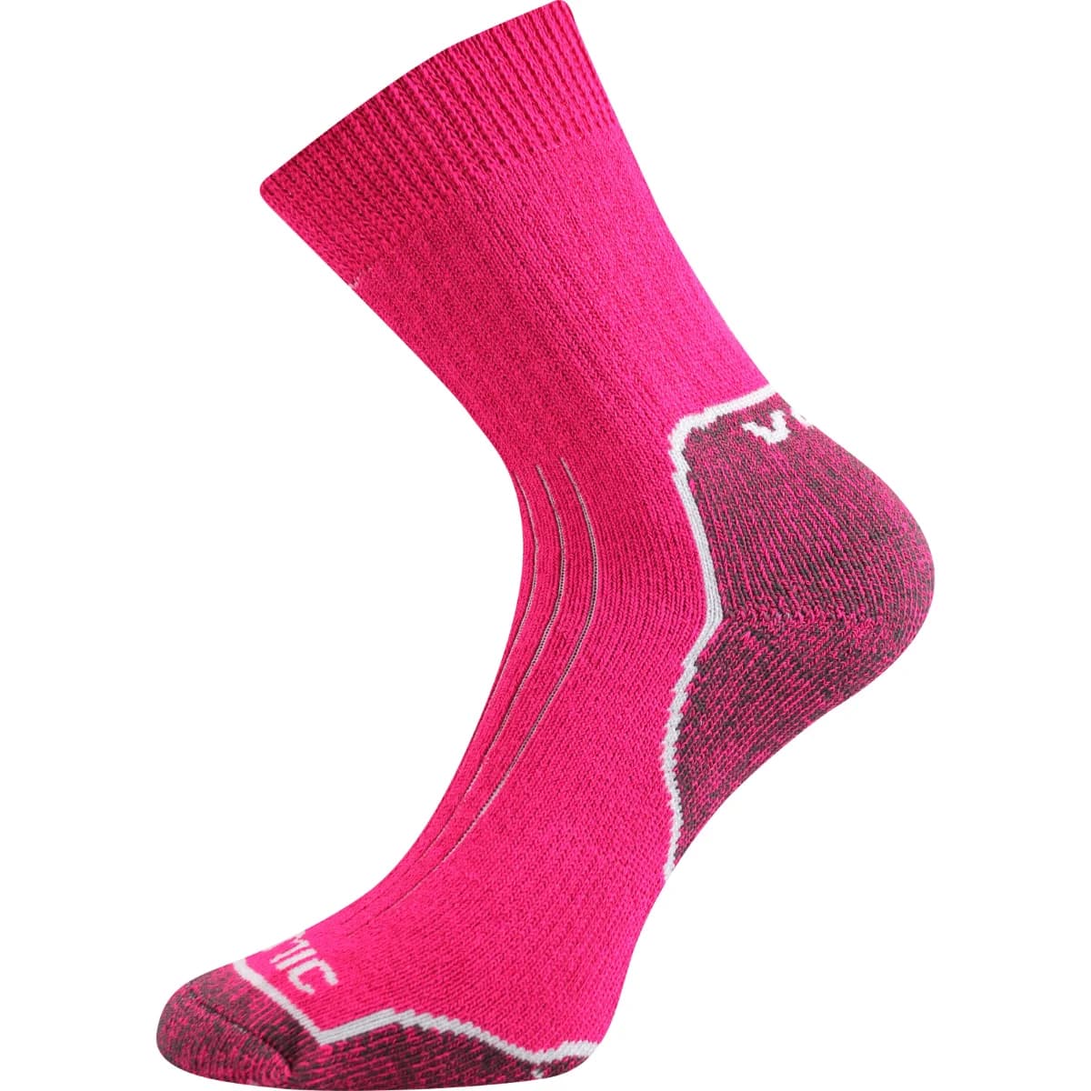 VOXX Ponožky silné s ionty stříbra ZENITH anatomicky tvarované MAGENTA