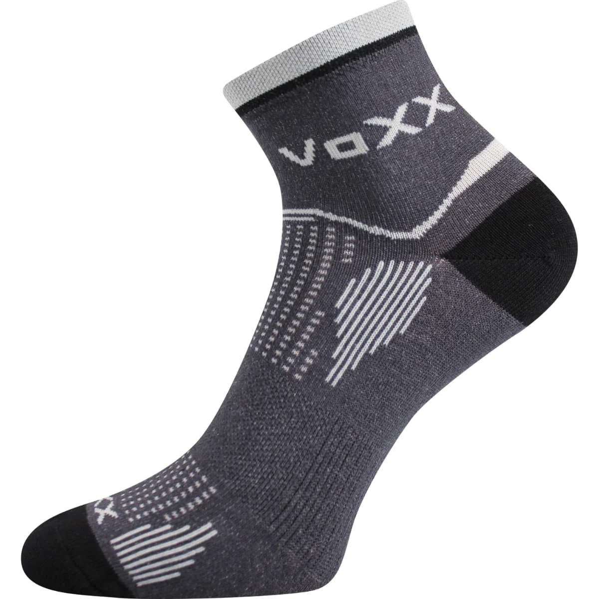 VOXX Ponožky sportovní slabé SIRIUS tmavě šedé (3 páry) 39-42 114986