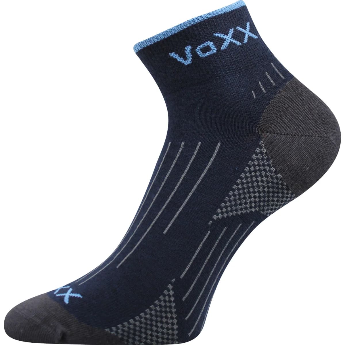 VOXX Ponožky sportovní slabé AZUL tmavě modré (3 páry) 39-42 117390