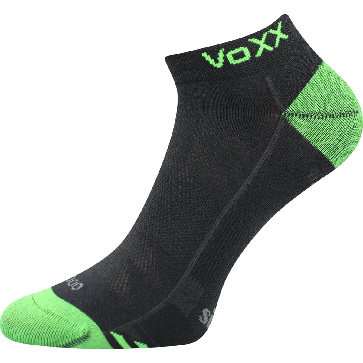 VOXX Ponožky sportovní bambusové BOJAR nízké TMAVĚ ŠEDÉ (3 páry)