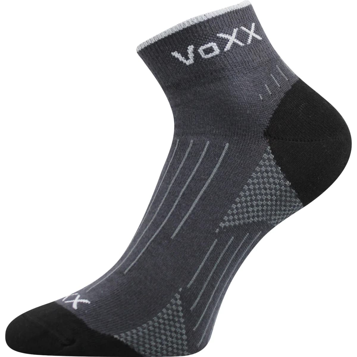 VOXX Ponožky sportovní slabé AZUL tmavě šedé (3 páry) 39-42 117389