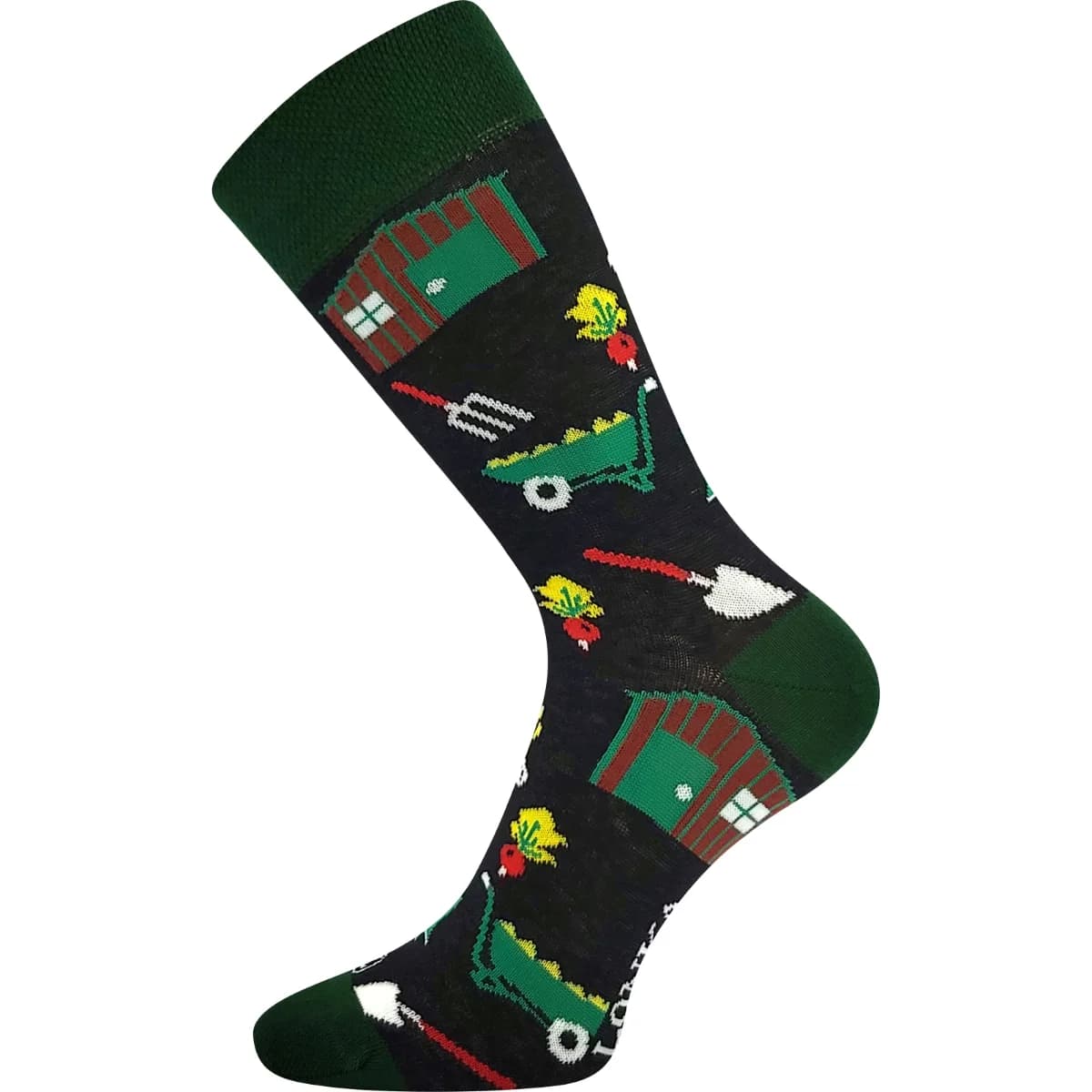 LONKA Ponožky unisex vtipné WOODOO s obrázky ZAHRÁDKY (3 páry) 35-38 117710