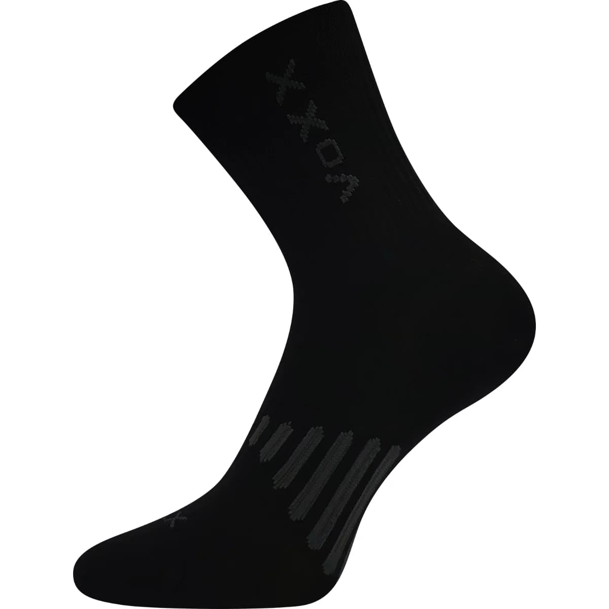 VOXX Ponožky slabé z merino POWRIX s ionty stříbra ČERNÉ