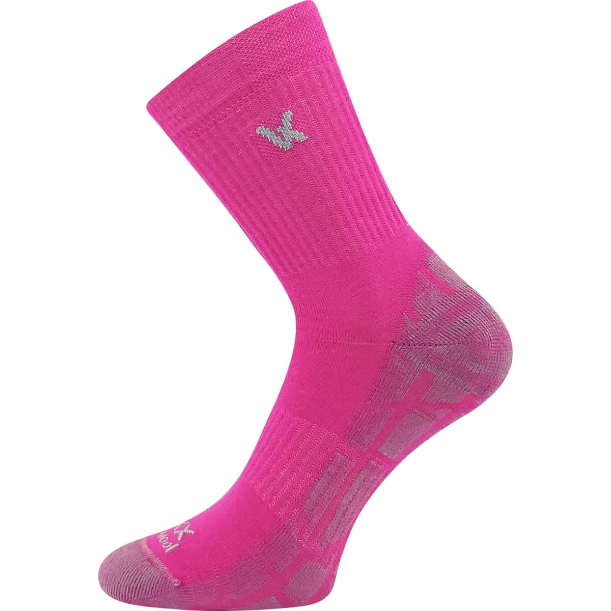 VOXX Ponožky sportovní z merino TWARIX s ionty stříbra FUXIA