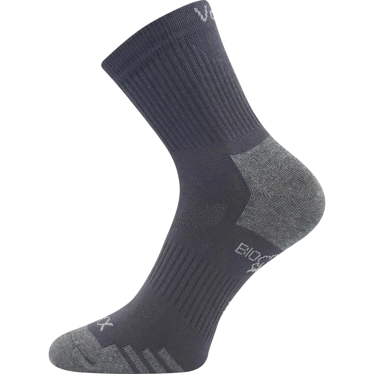 VOXX Ponožky sportovní z BIO bavlny BOAZ tmavě šedé (3 páry) 35-38 120134