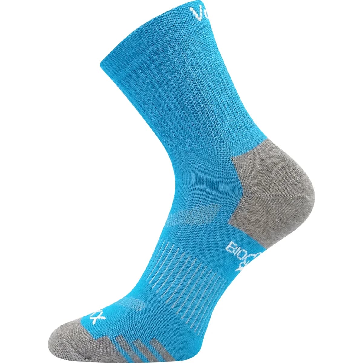 VOXX Ponožky sportovní z BIO bavlny BOAZ tyrkysové (3 páry) 35-38 120131