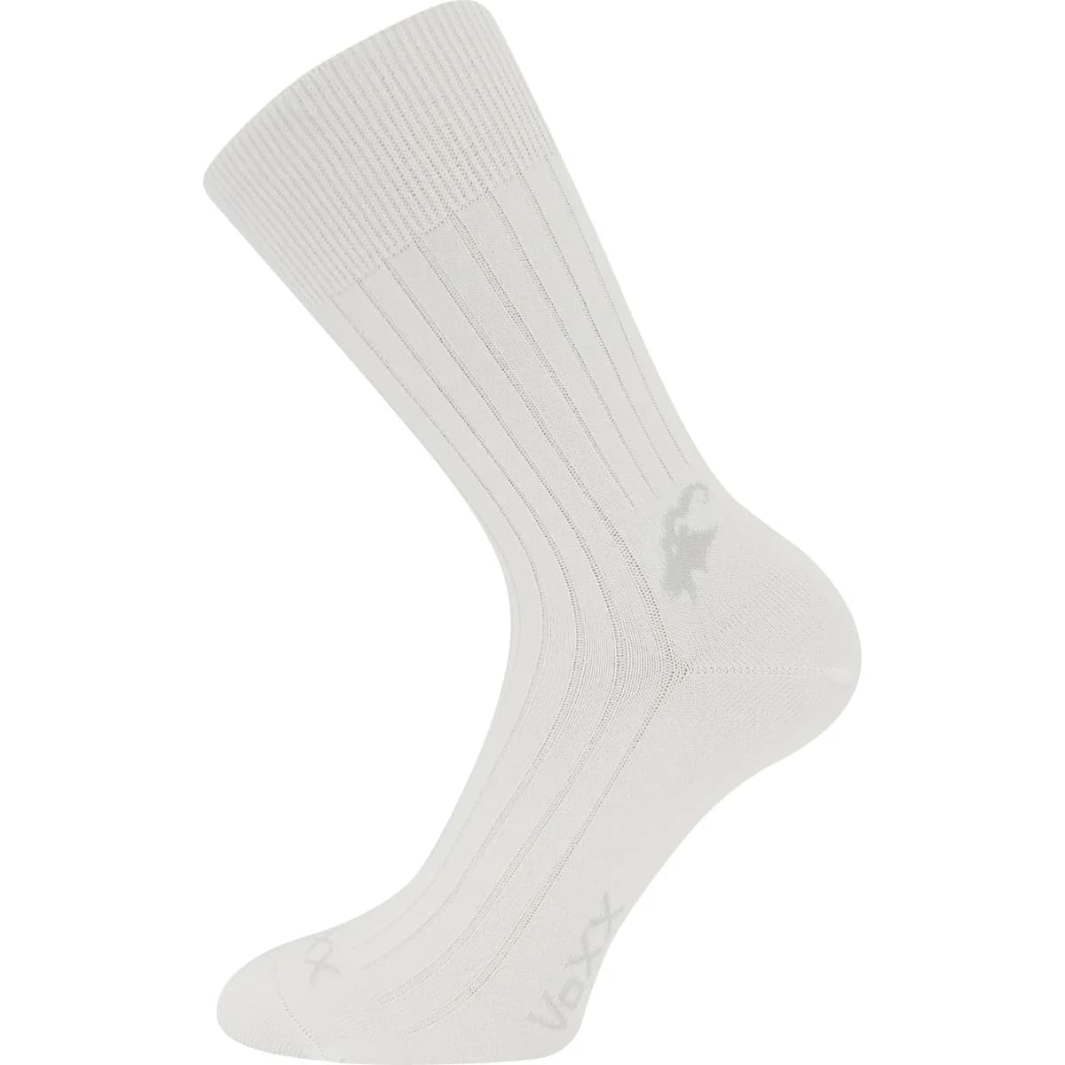 VOXX Ponožky bavlněné CASHMERE LOVE s kašmírem a ionty stříbra BÍLÉ (3 páry)