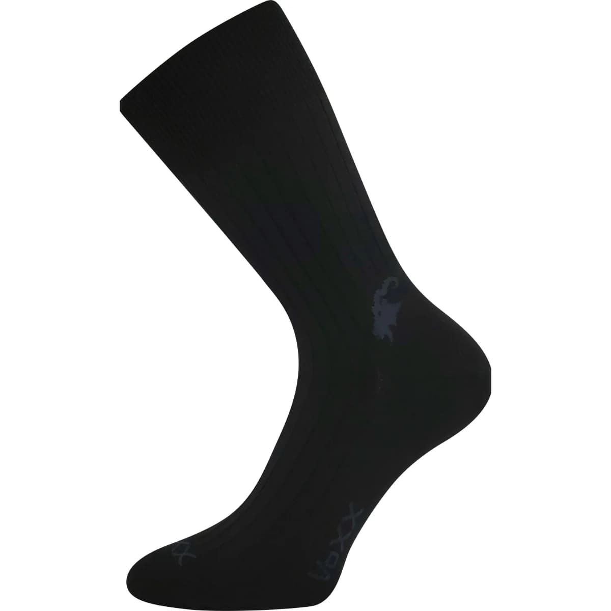 VOXX Ponožky bavlněné CASHMERE LOVE s kašmírem a ionty stříbra ČERNÉ (3 páry)