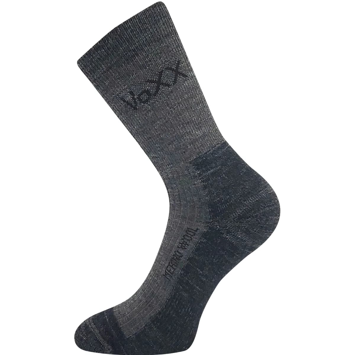 VOXX Ponožky zimní vlněné VOYAGE se stříbrem TMAVĚ ŠEDÉ