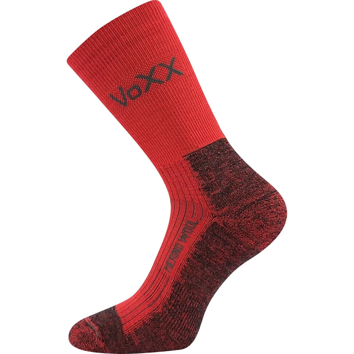 VOXX Ponožky zimní vlněné VOYAGE se stříbrem ČERVENÉ