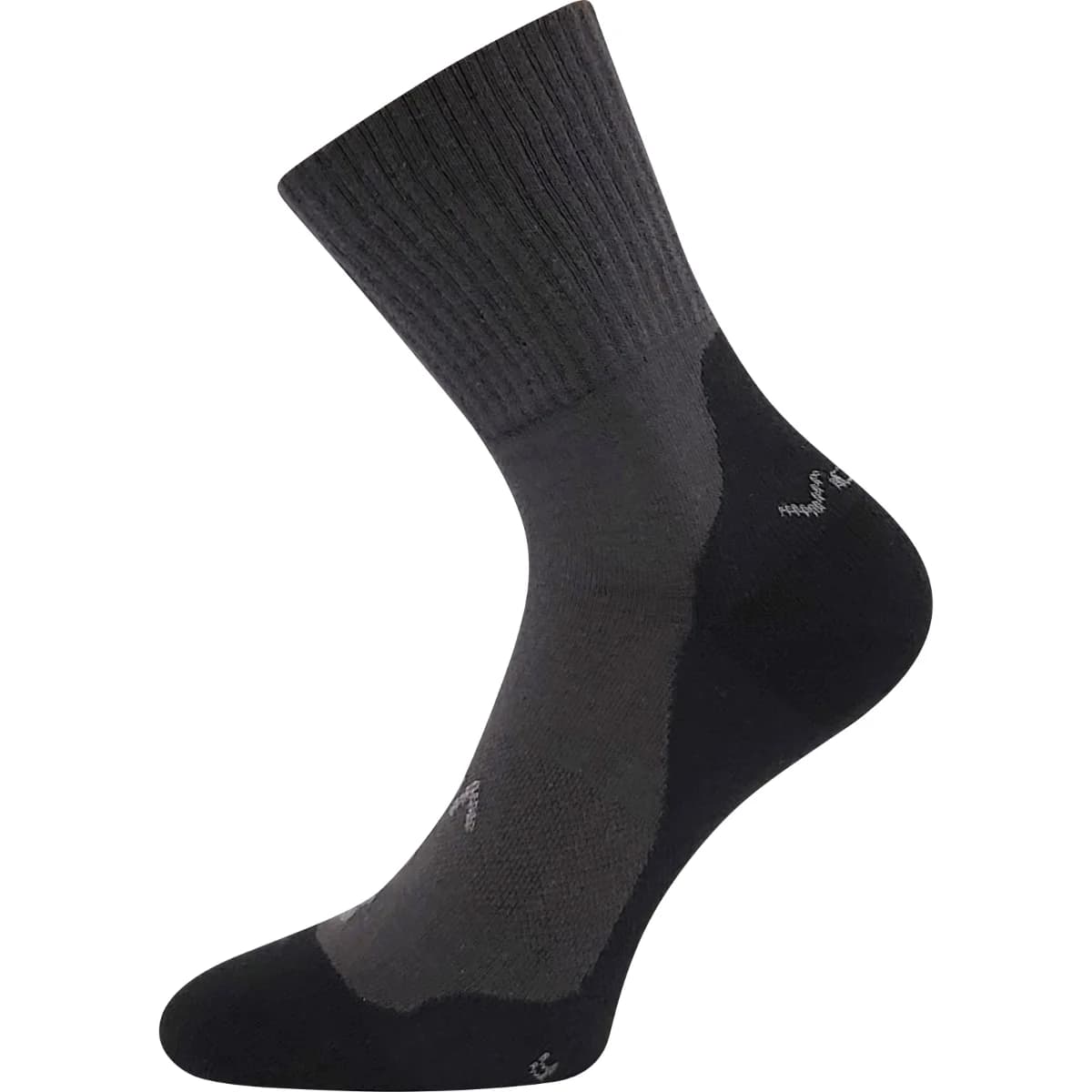 VOXX Ponožky anatomicky tvarované BAREFOOTAN FROTÉ tmavě šedé (3 páry)