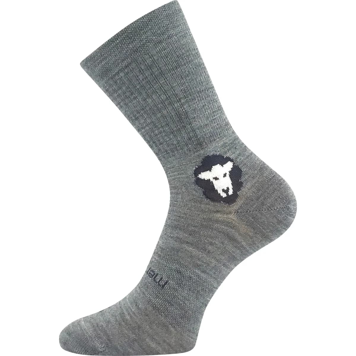 VOXX Ponožky anatomicky tvarované z merino BAREFOOTAN s ionty stříbra SVĚTLE ŠEDÉ (3 páry)