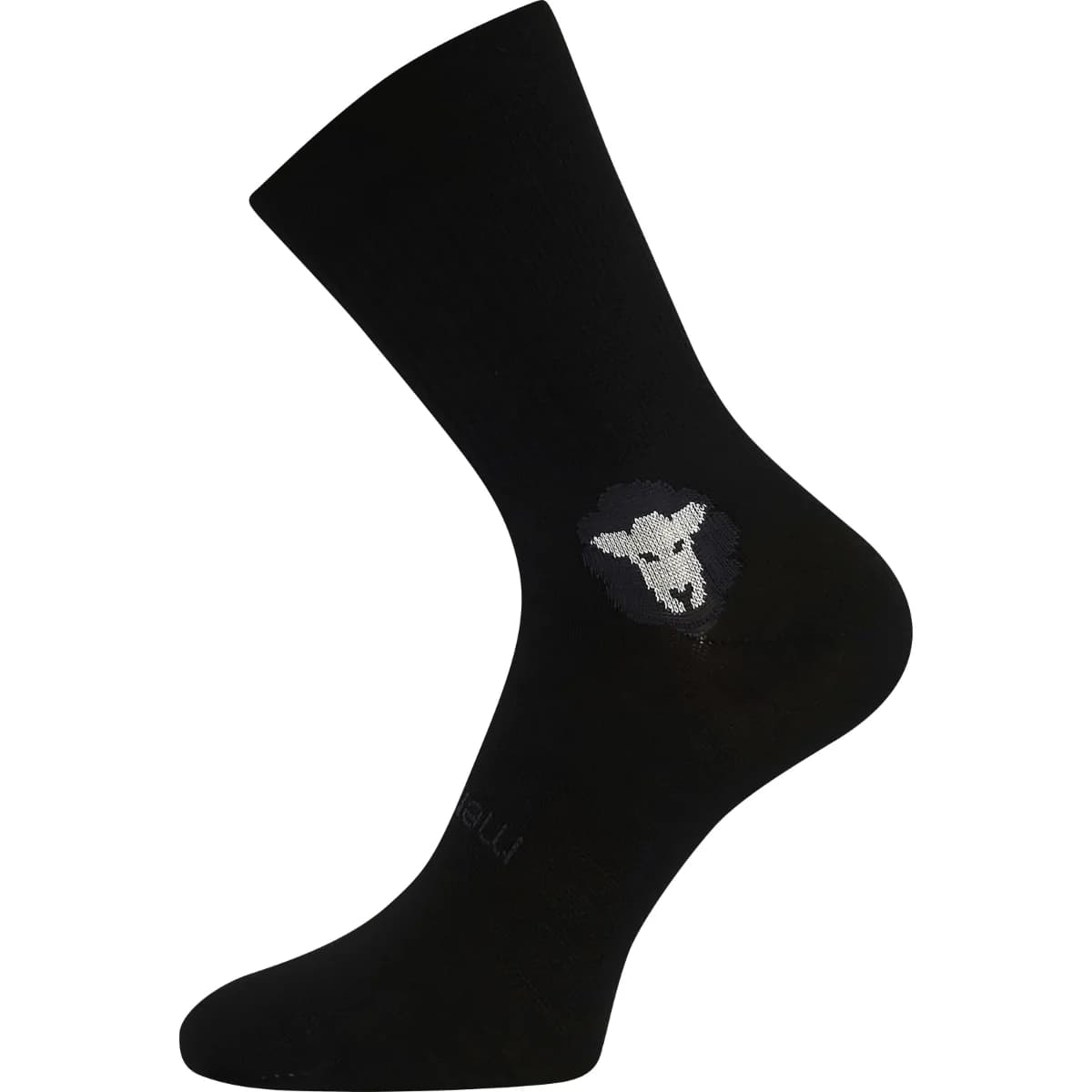VOXX Ponožky anatomicky tvarované z merino BAREFOOTAN s ionty stříbra ČERNÉ (3 páry)