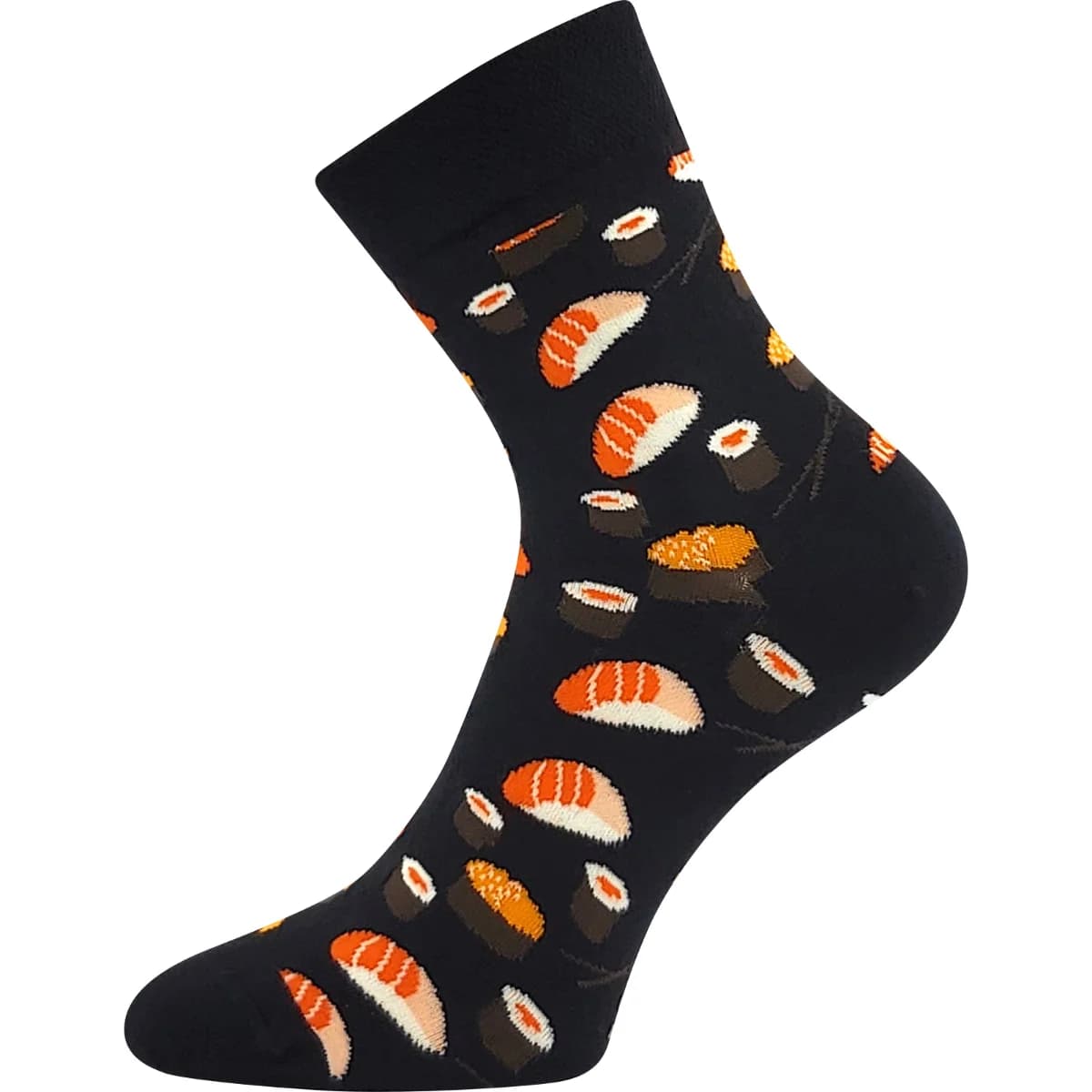 LONKA Ponožky společenské vtipné DEVIVE s obrázky SUSHI (3 páry) 35-38 125092