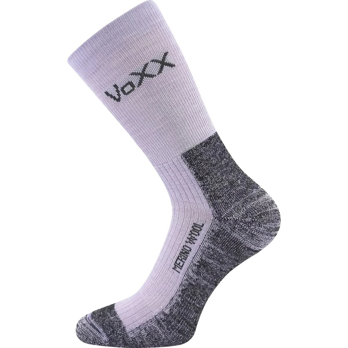 VOXX Ponožky zimní vlněné VOYAGE se stříbrem SVĚTLE FIALOVÉ