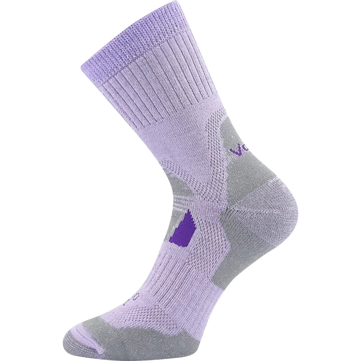 VOXX Ponožky zimní thermo z merino STABIL se stříbrem SVĚTLE FIALOVÉ