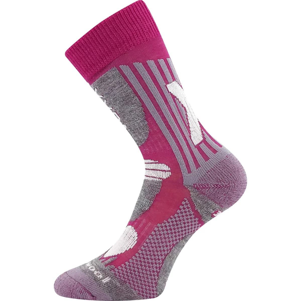 VOXX Ponožky dětské thermo VISION z merino se stříbrem FUXIA