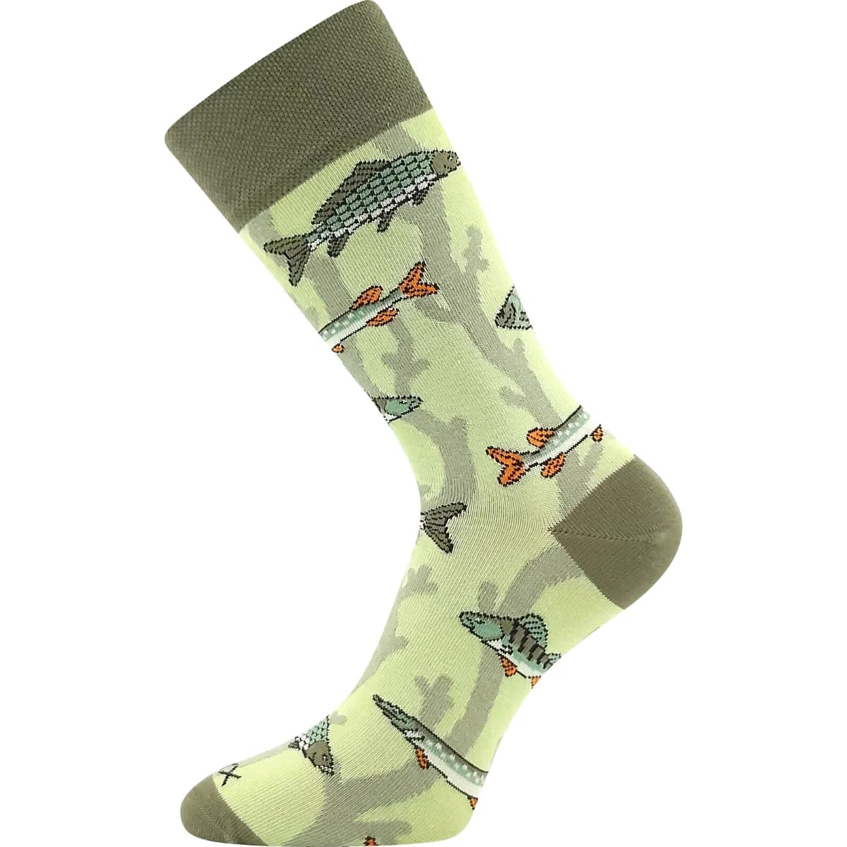 VOXX Ponožky slabé fishing LOVIX 02 s rybářskými motivy RYB (3 páry) 39-42 126275
