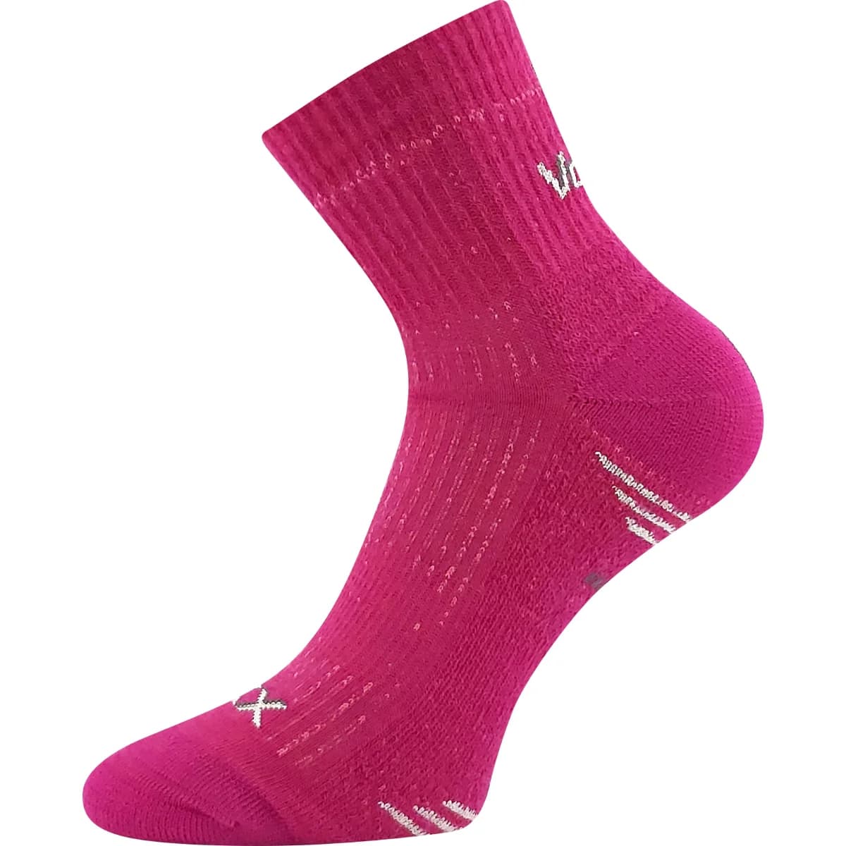 VOXX Ponožky dvouvrstvé z merino vlny OULU středně vysoké FUXIA 35-38 126693