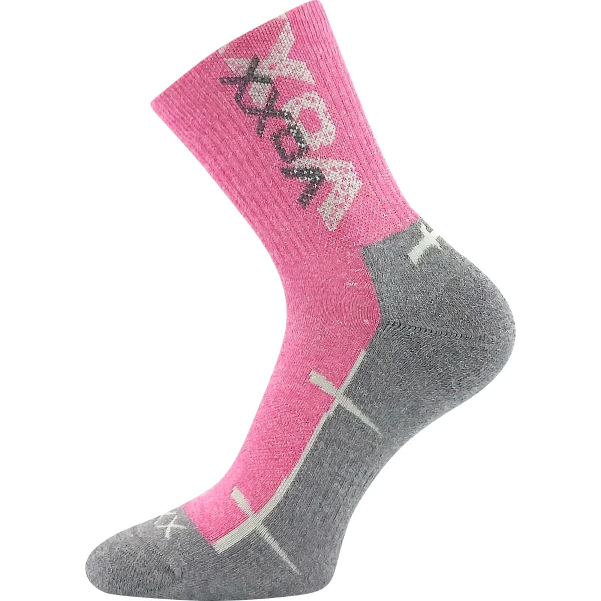 VOXX Ponožky sportovní WALLI s ionty stříbra TMAVĚ RŮŽOVÉ 35-38 126677